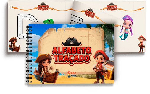 Caderno Alfabeto Traçado