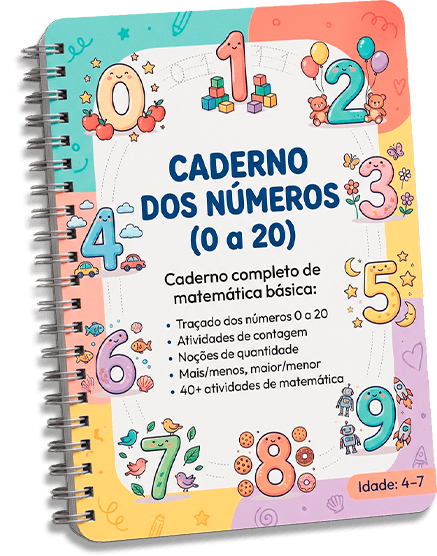 Caderno dos Números 0 a 20